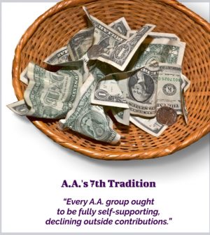 7th Tradition basket